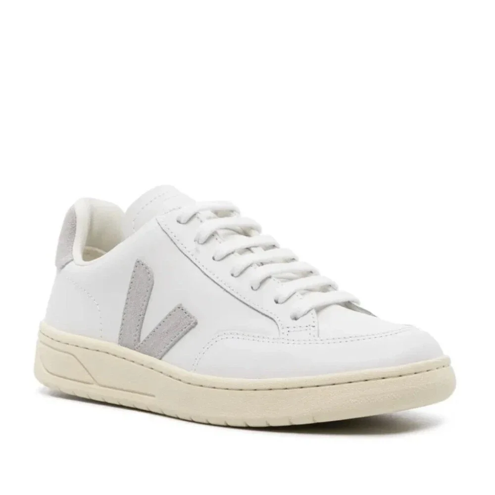 Veja V-12 XD0203484A Sneaker Women's US 10 White Leather Lifestyle Shoes DDK666 - Picture 10 of 10